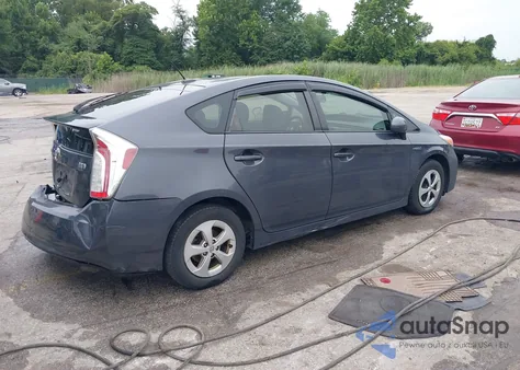2012 Toyota Prius Three from USA, damaged, VIN JTDKN3DU3C1613219